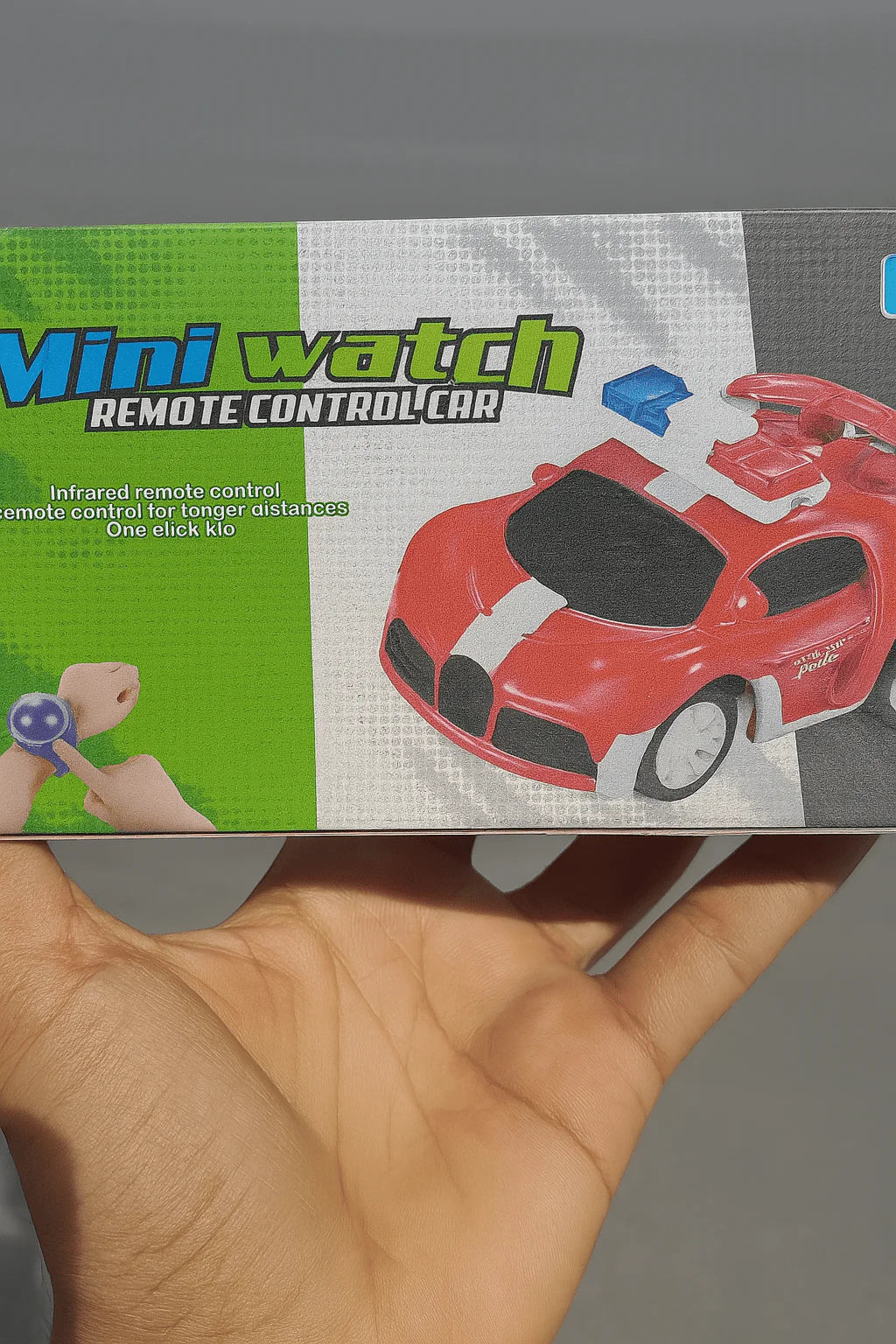 Mini Watch Remote Control Car/سيارة صغيرة يتم التحكم بها عبر ساعة